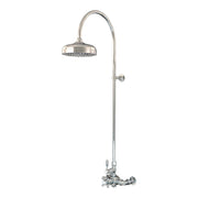 Exposed Thermostatic Shower System Wall Mount with 1.75 GPM Lever/Cross Handles P1087 | Strom Living