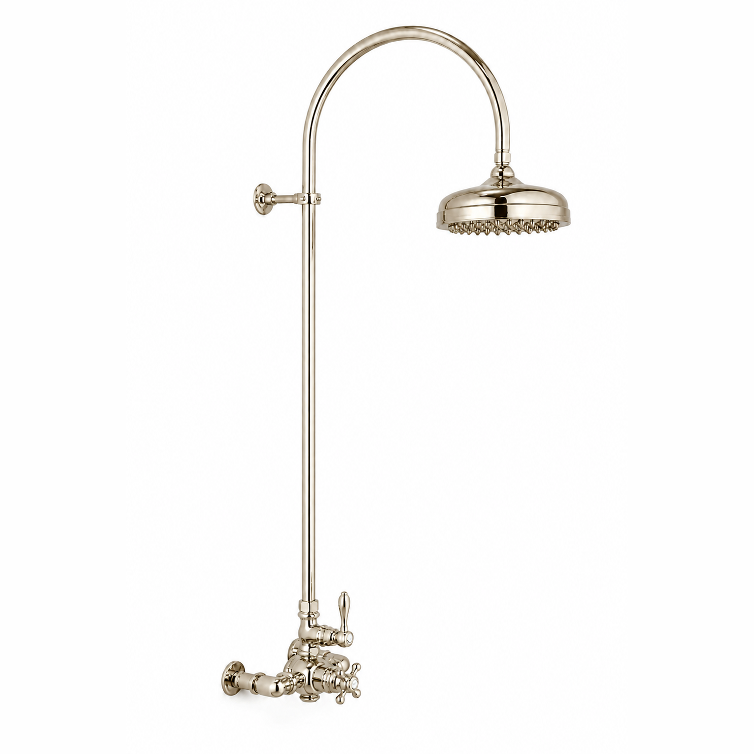 Exposed Thermostatic Shower System P1087 | Strom Living Polished Nickel - Showers