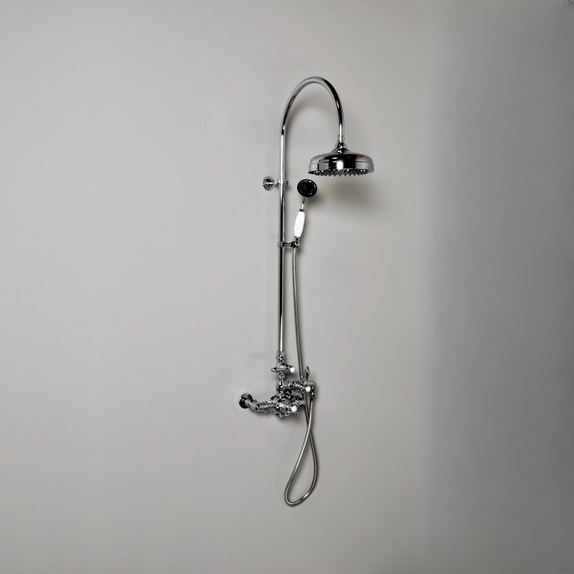 Exposed Thermostatic Shower System and Handshower P1088 | Strom Living - Showers