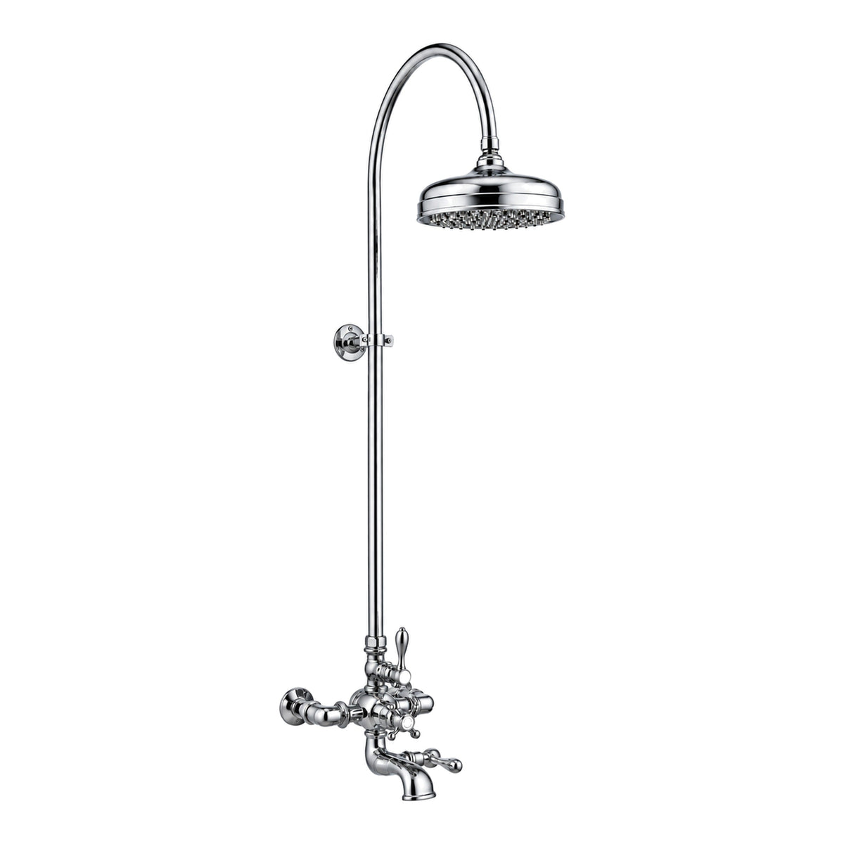 Thermostatic Shower System with Tub Spout P1089 in Chrome