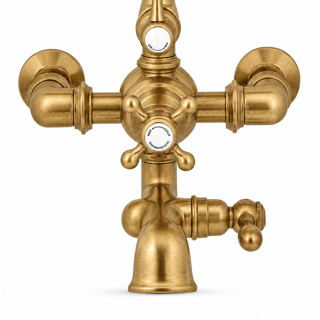 Thermostatic Shower System with Tub Spout P1089 | Strom Living - Showers