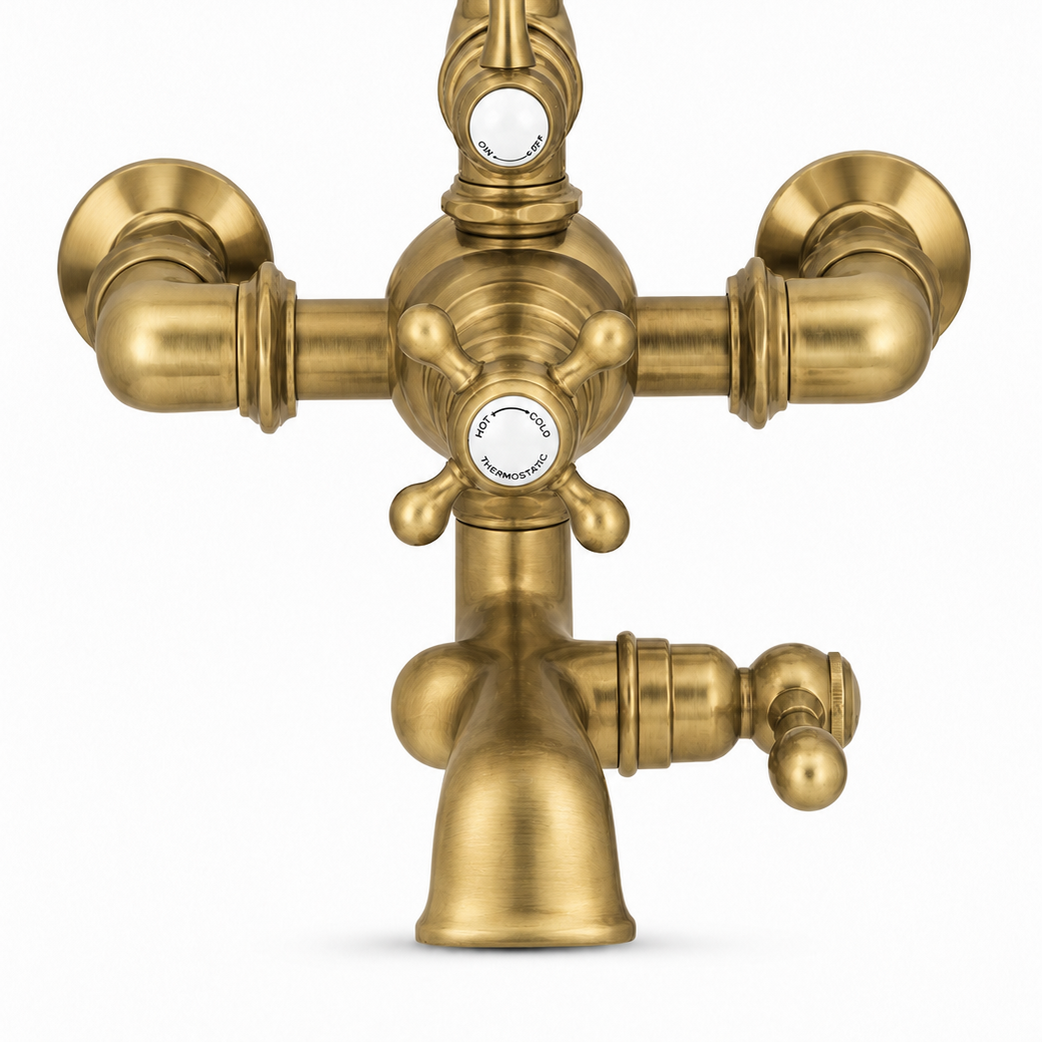 Thermostatic Shower System with Tub Spout P1089 | Strom Living - Showers