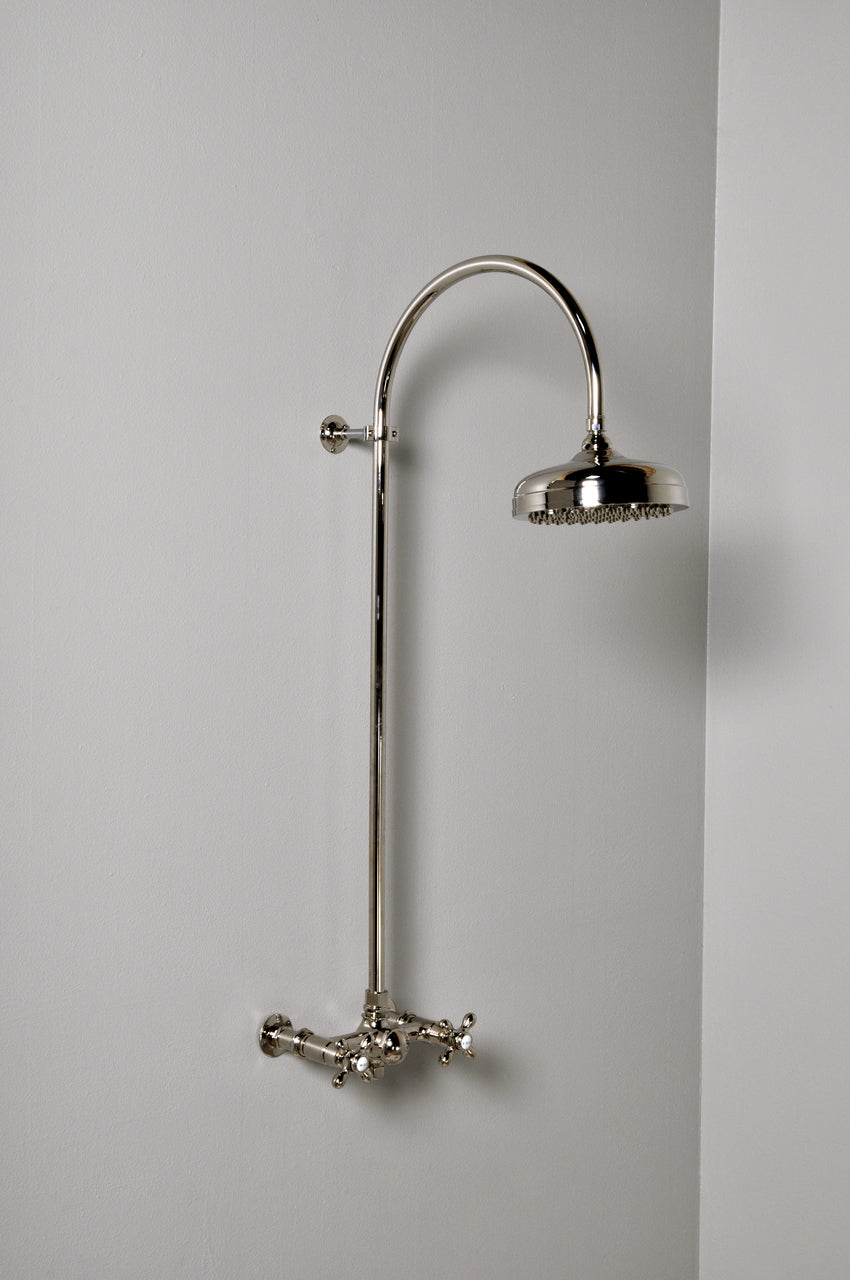 Exposed Shower System Wall Mounted Set with 7