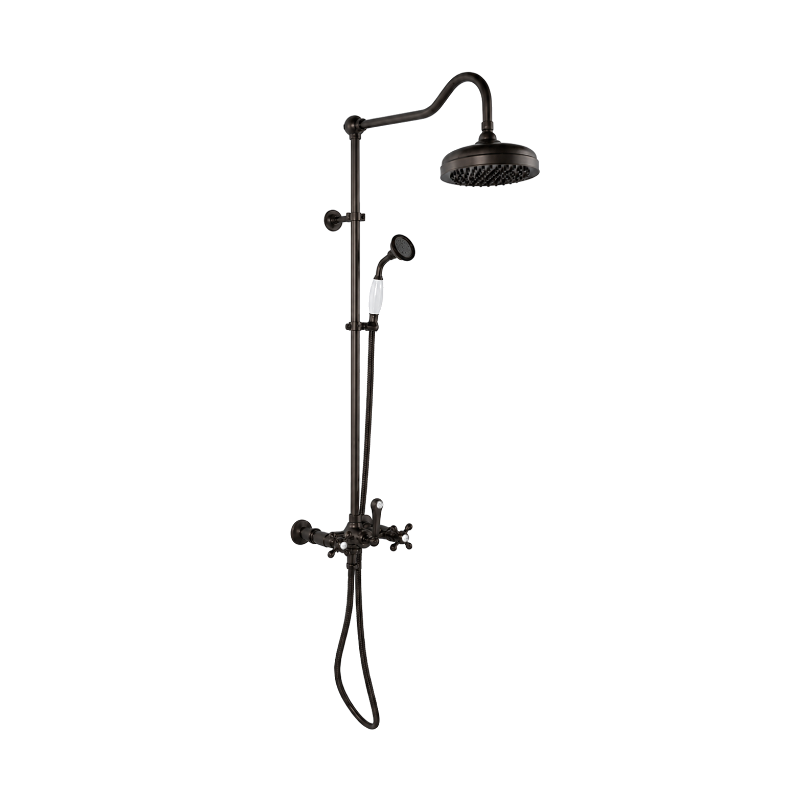 Exposed Shower System with Hand Shower P1095 | Strom Living Oil Rubbed Bronze - Showers