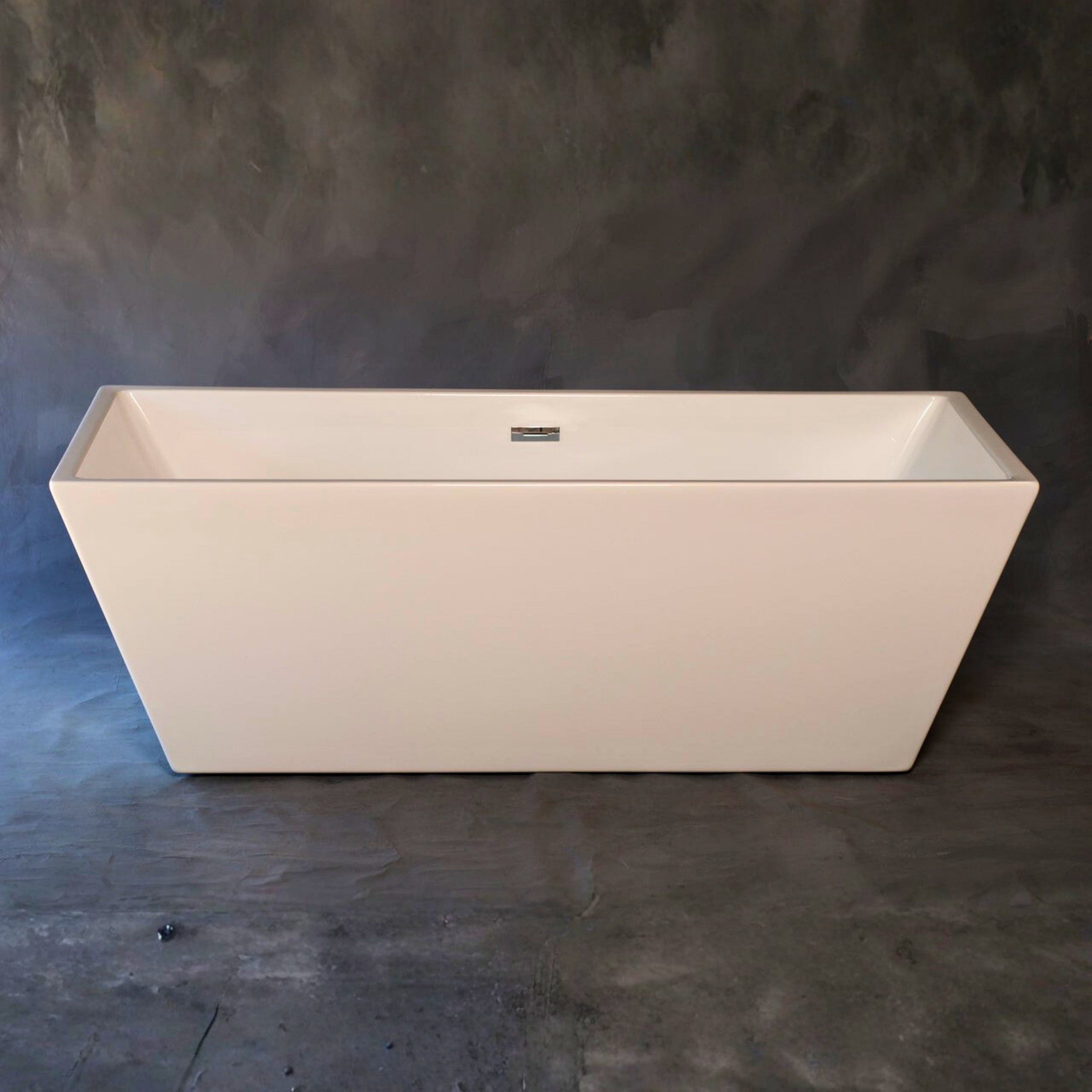 Great Lake 71" Rectangular Acrylic Soaking Tub P1106 | Strom Living - Bathtubs