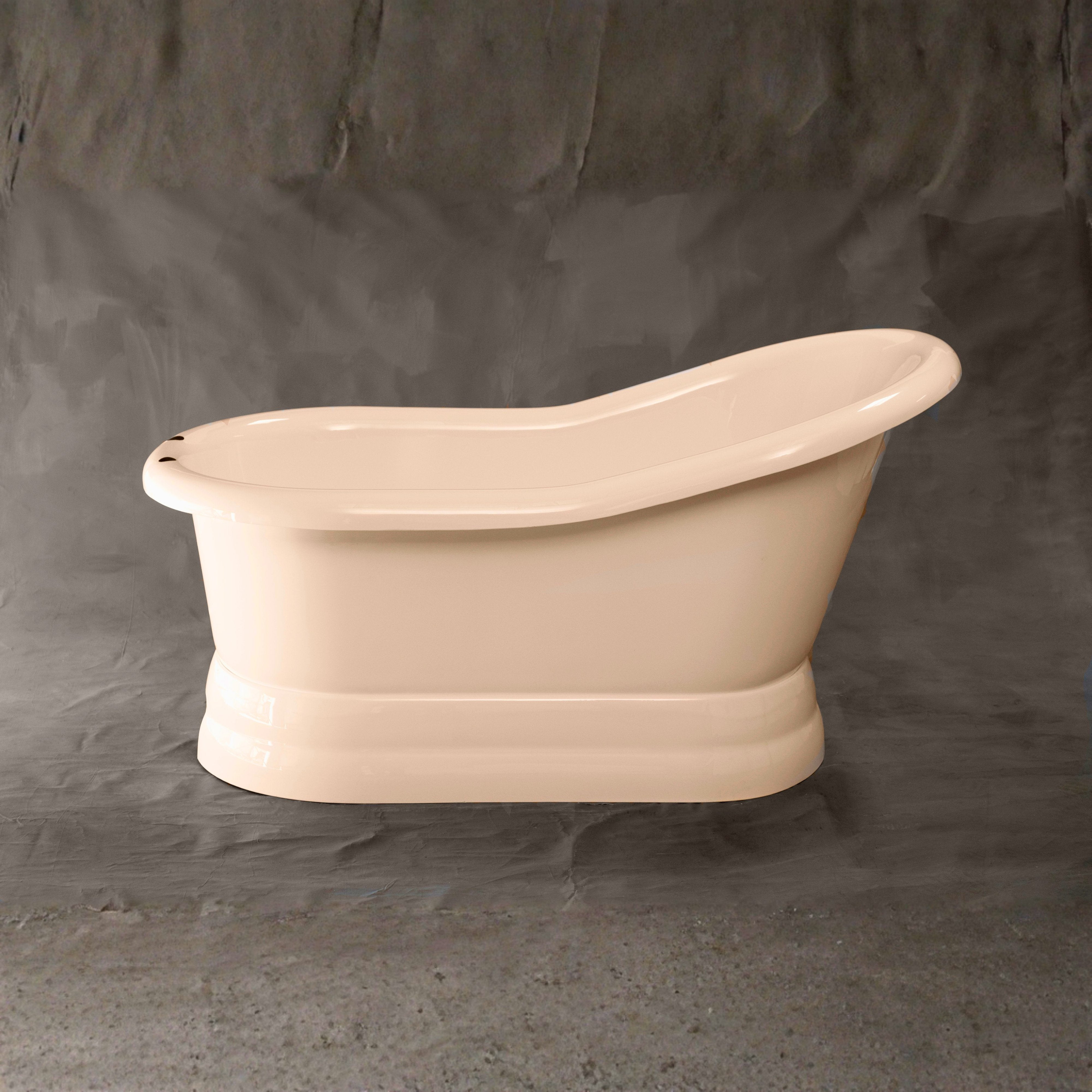 The Madrone 5' Single Slipper Pedestal Acrylic Tub P1111 | Strom Living - Bathtubs