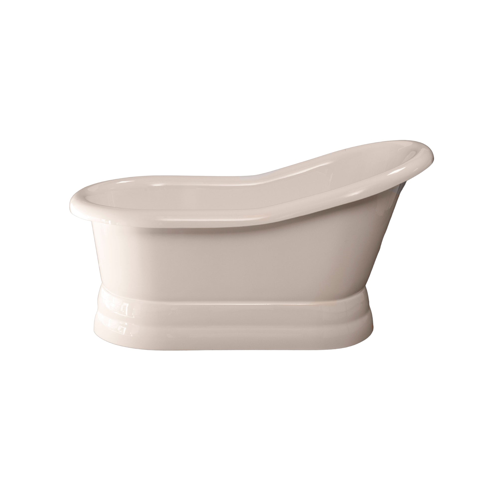 The Madrone 5' Single Slipper Pedestal Acrylic Tub P1111 | Strom Living Without Faucet Holes - Bathtubs