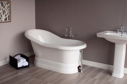 Strom Living Madrone 5' Single Slipper Pedestal Acrylic Tub