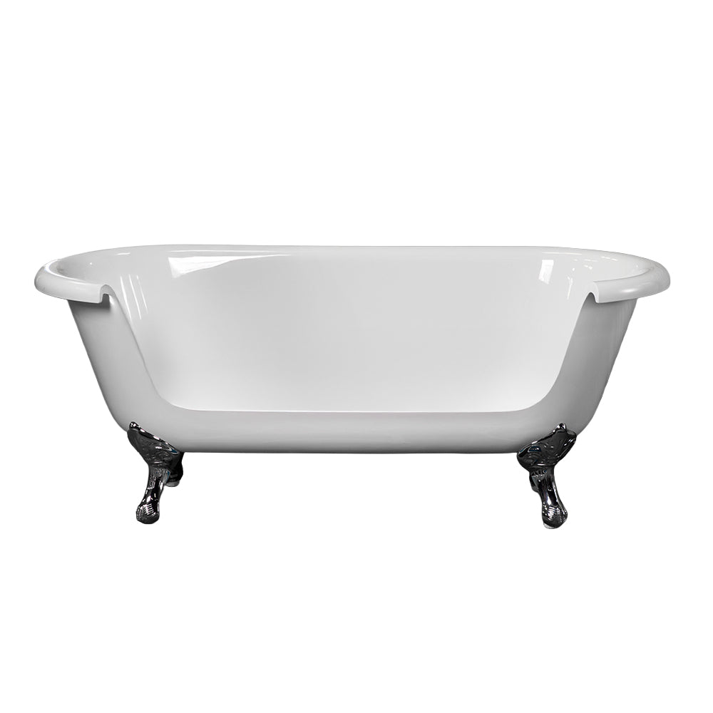 Strom Living Acrylic 66" Sofa Tub with 4 Legs