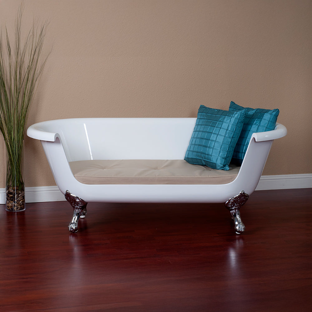 Strom Living Acrylic 66" Sofa Tub with 4 Legs