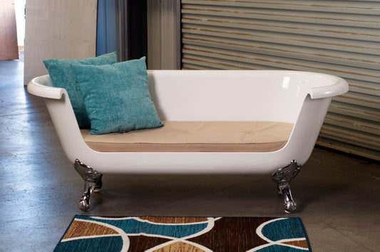 Strom Living Acrylic 66" Sofa Tub with 4 Legs