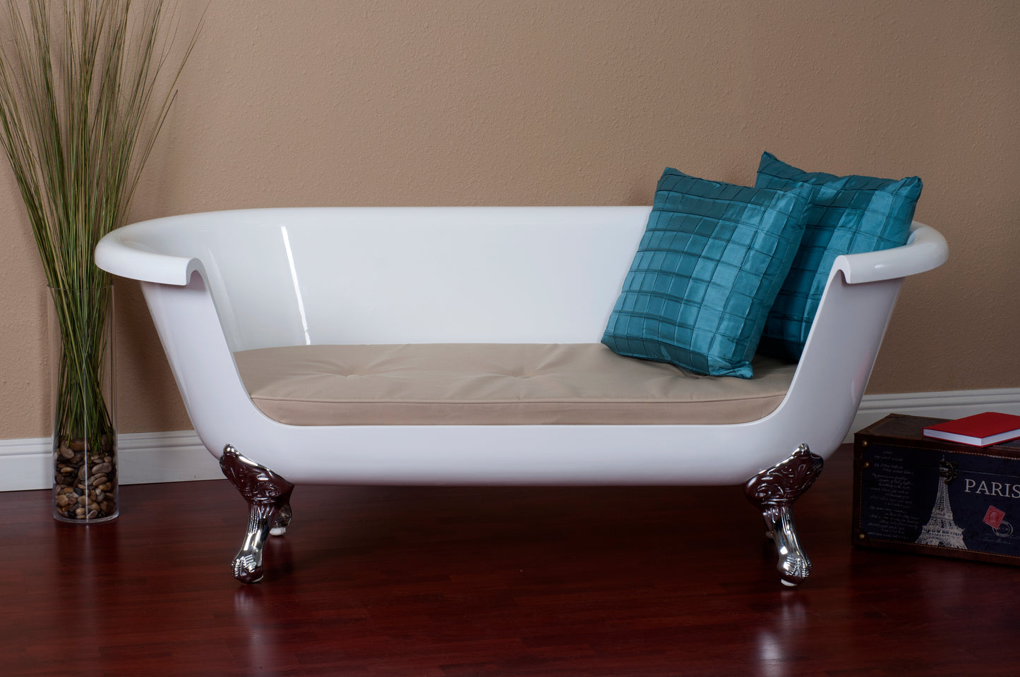 Strom Living Acrylic 66" Sofa Tub with 4 Legs