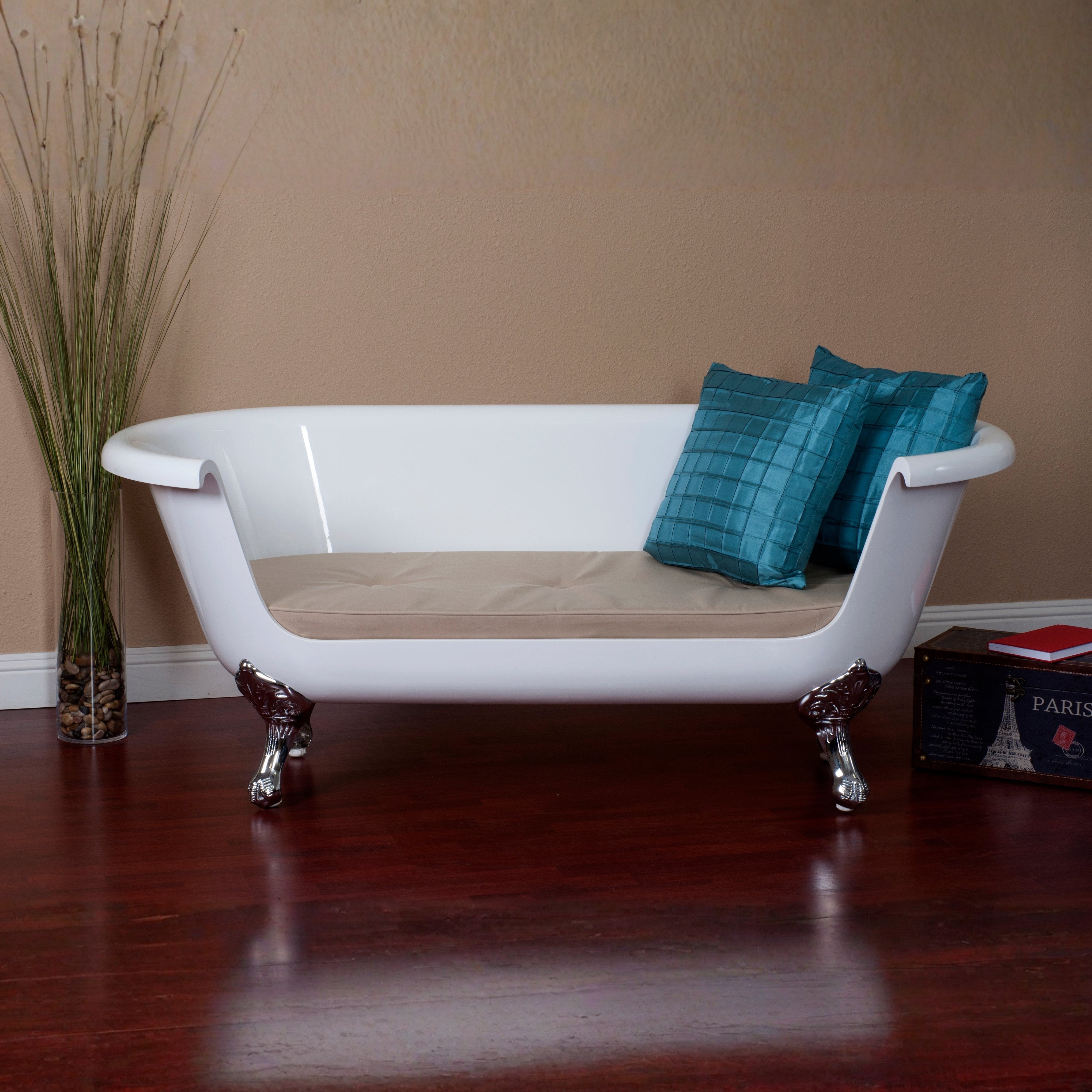 Acrylic 66" Sofa Tub with 4 Legs P1113 | Strom Living - Furniture