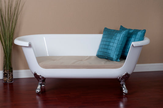 Strom Living Acrylic 66" Sofa Tub with 4 Legs