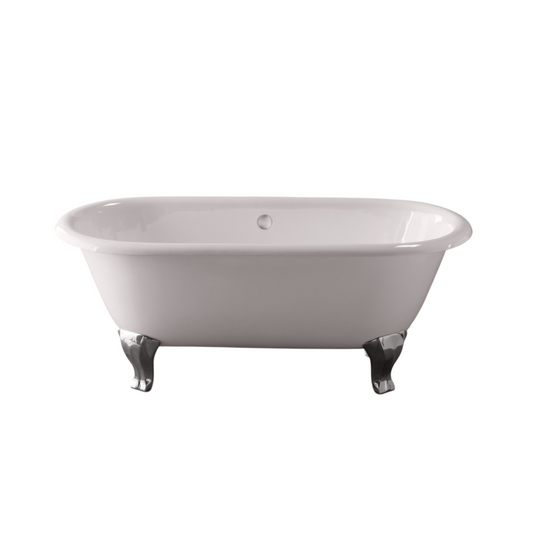 Strom Living Como Cast Iron with 5' Double Ended Deco Leg Tub without Drillings