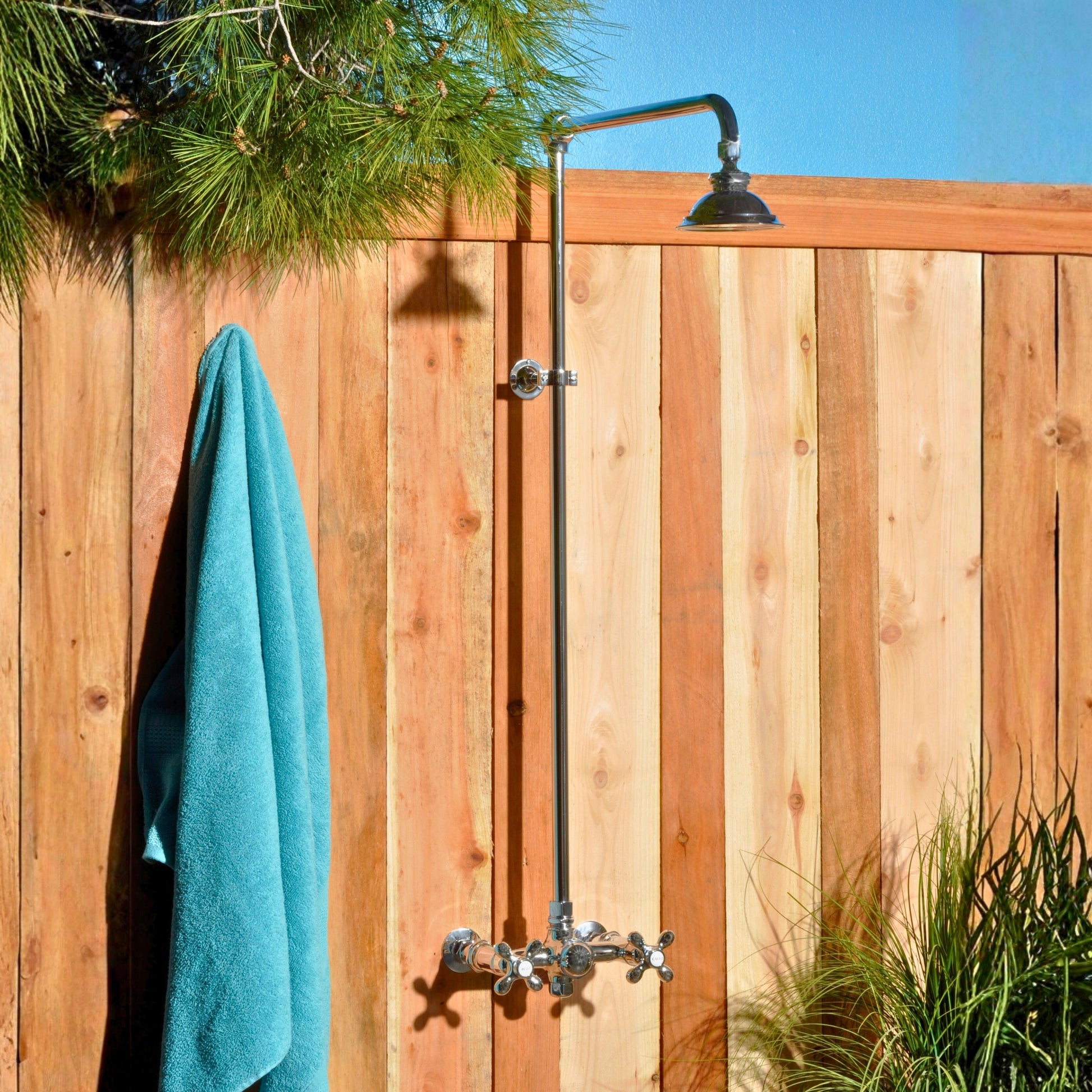 Outdoor Exposed Shower System P1123 | Strom Living - Showers