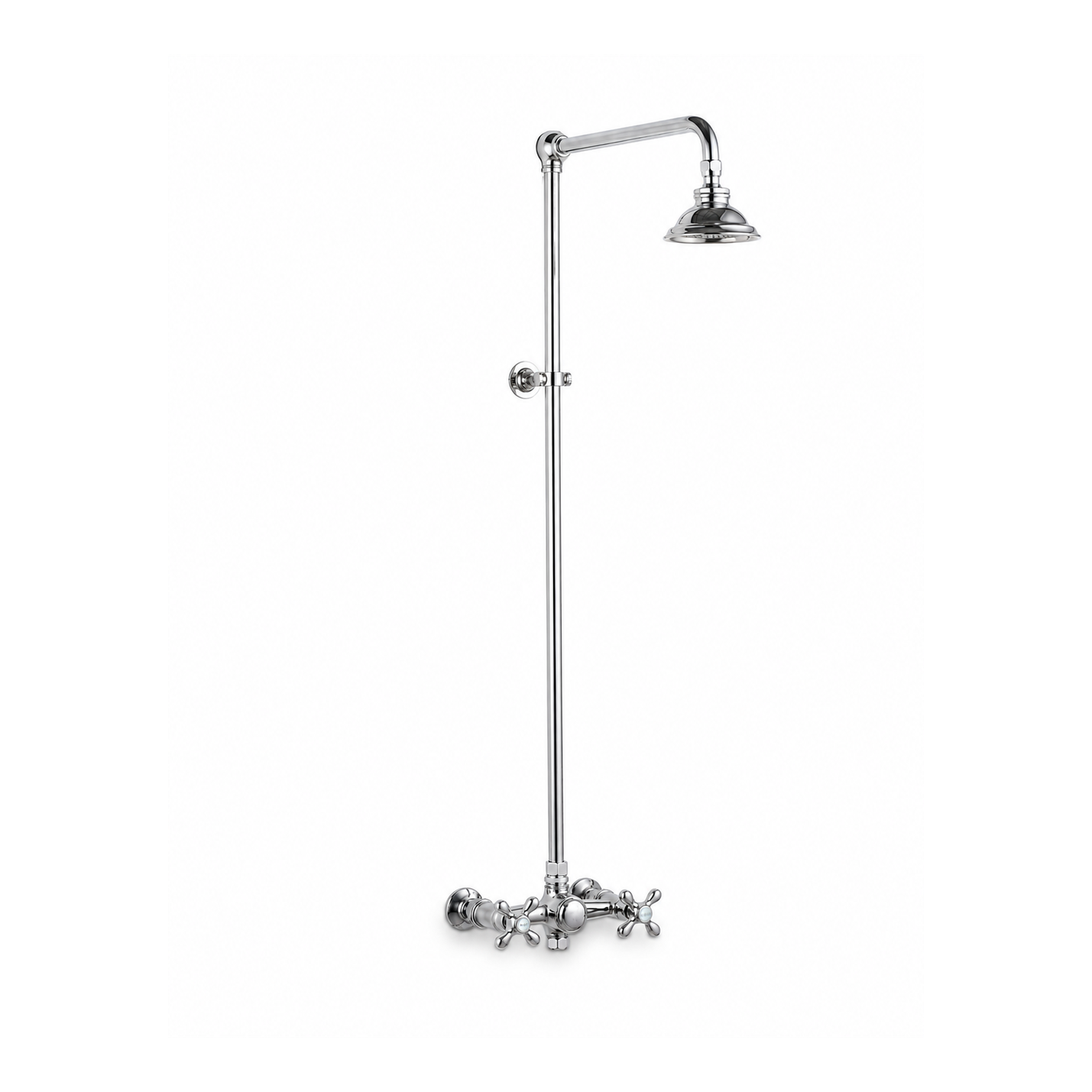 Outdoor Exposed Shower System P1123 | Strom Living Chrome - Showers