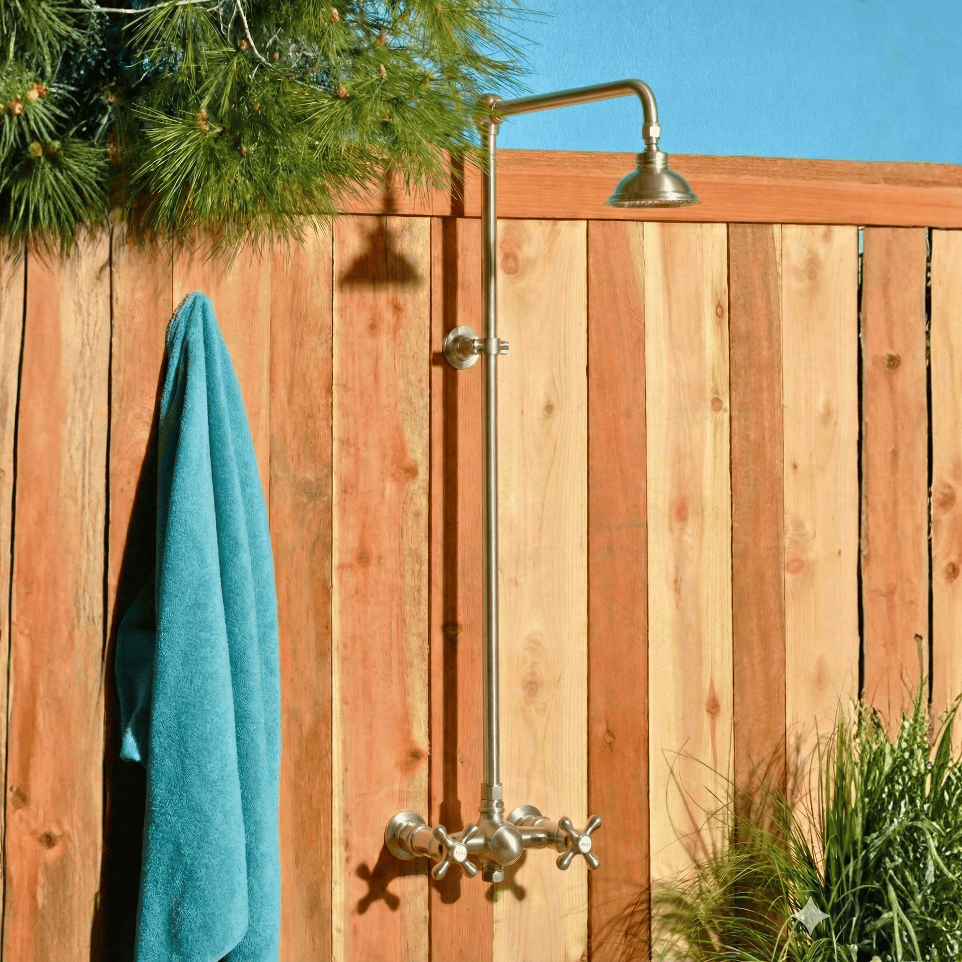 Outdoor Exposed Shower System P1123 | Strom Living - Showers