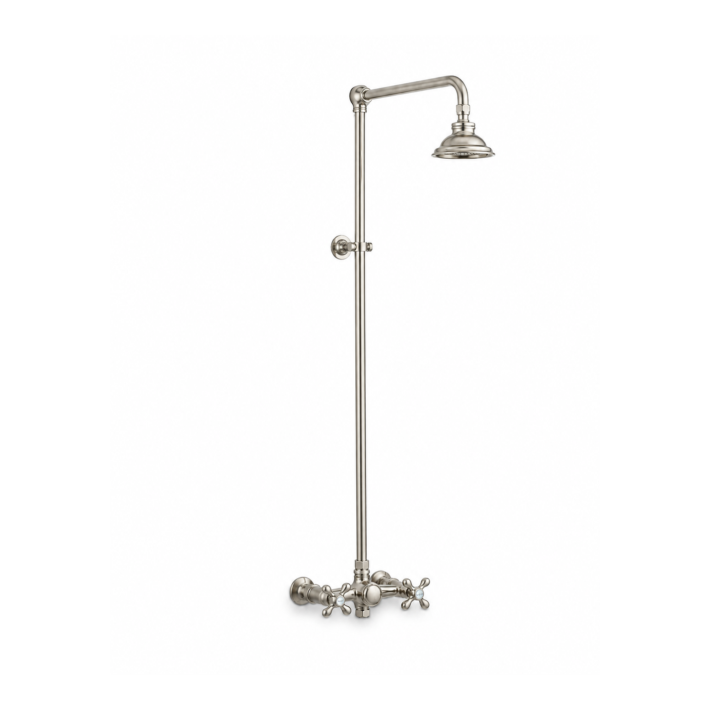 Outdoor Exposed Shower System P1123 | Strom Living Matte Nickel - Showers