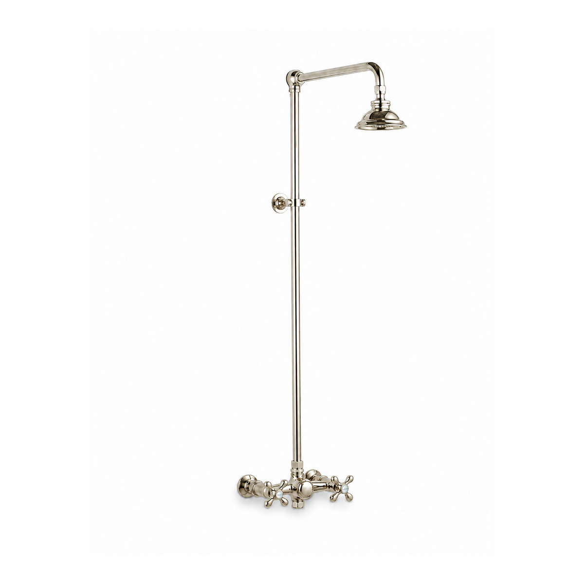 Outdoor Exposed Shower System P1123 | Strom Living Polished Nickel - Showers