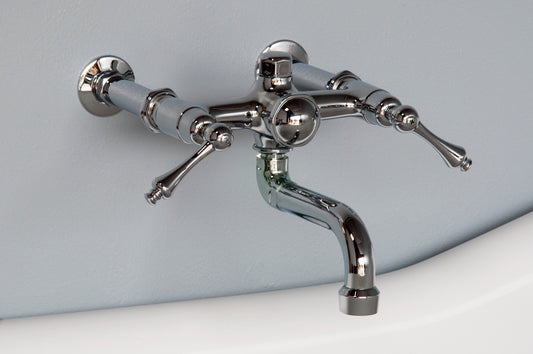 Strom Living Traditional Wall Mount Tub Faucet with Lever Handles