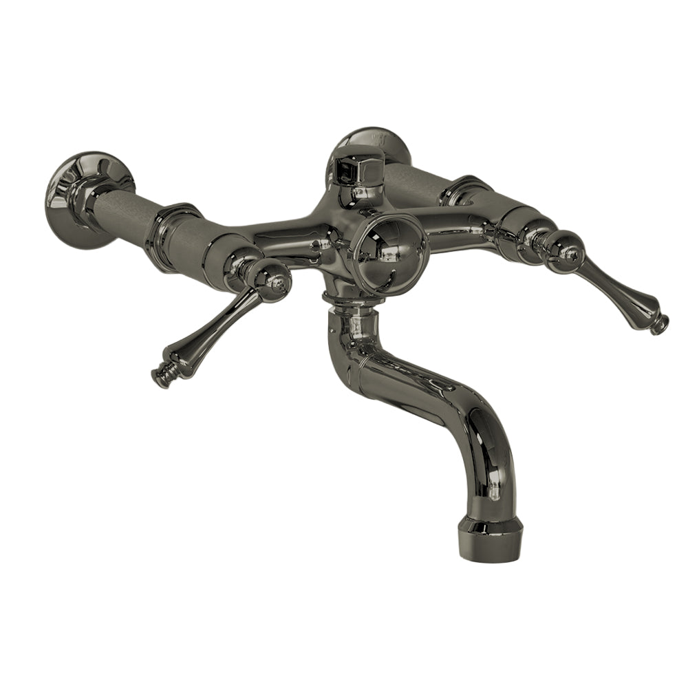 Traditional Wall Mount Tub Faucet w/ Lever Handles P1125 | Strom Living - Tub Fillers