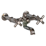 Deco Wall Mount Tub Faucet w/ Cross Handles P1126 | Strom Living - Tub Fillers