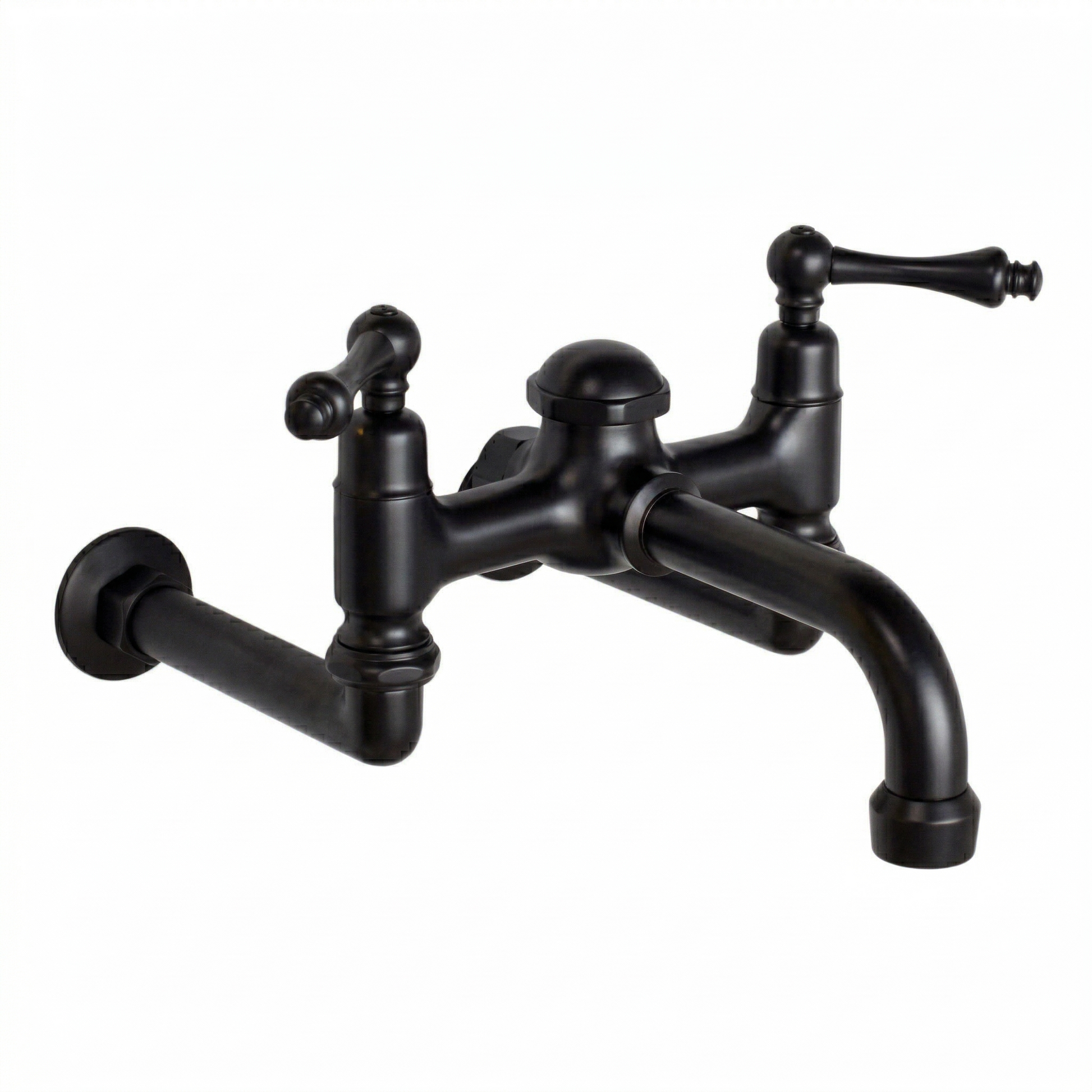 Wall Mount Tub Faucet w/ Lever Handles P1127 | Strom Living Oil Rubbed Bronze - Tub Fillers