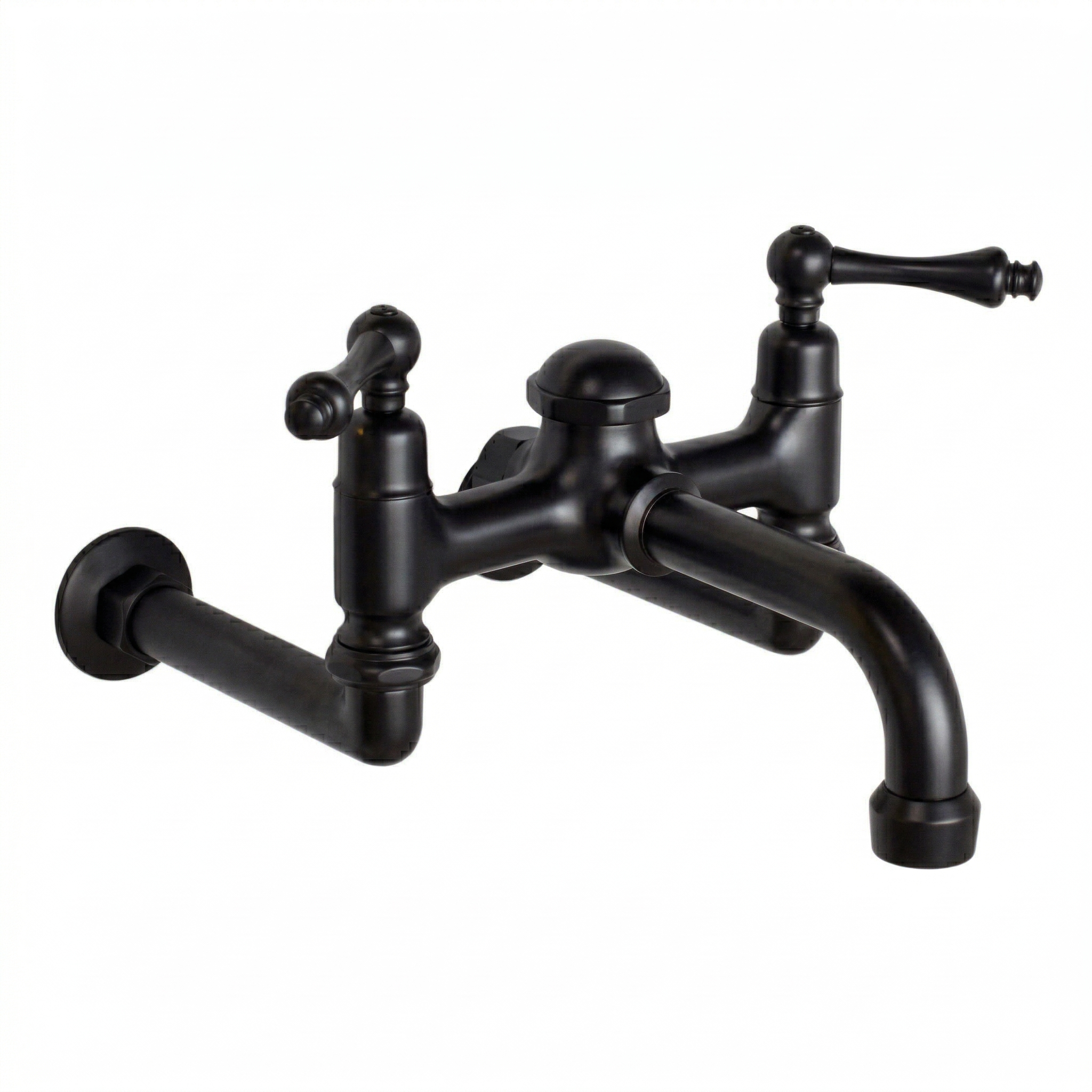 Wall Mount Tub Faucet w/ Lever Handles P1127 | Strom Living Oil Rubbed Bronze - Tub Fillers