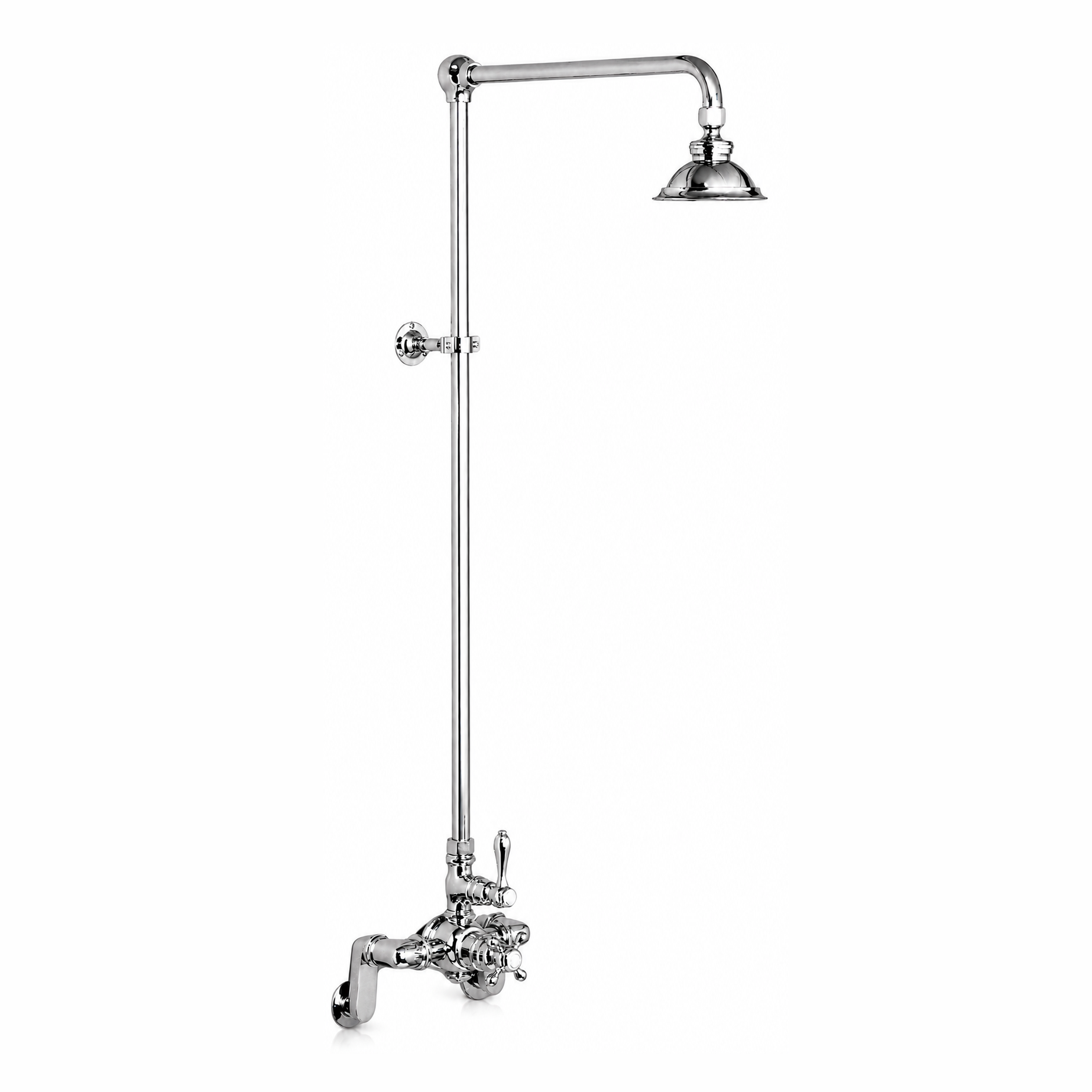 Exposed Thermostatic Shower System P1130 | Strom Living Chrome - Showers