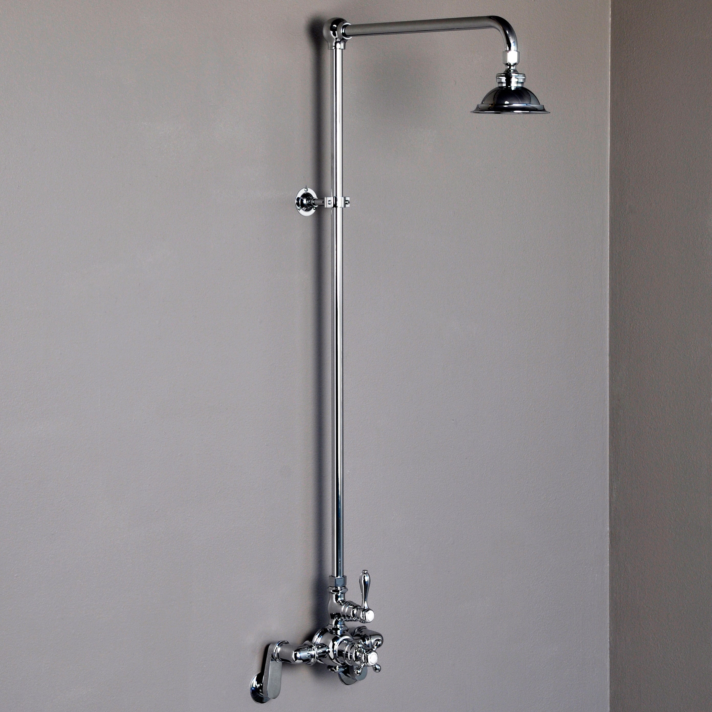 Exposed Thermostatic Shower System P1130 | Strom Living - Showers