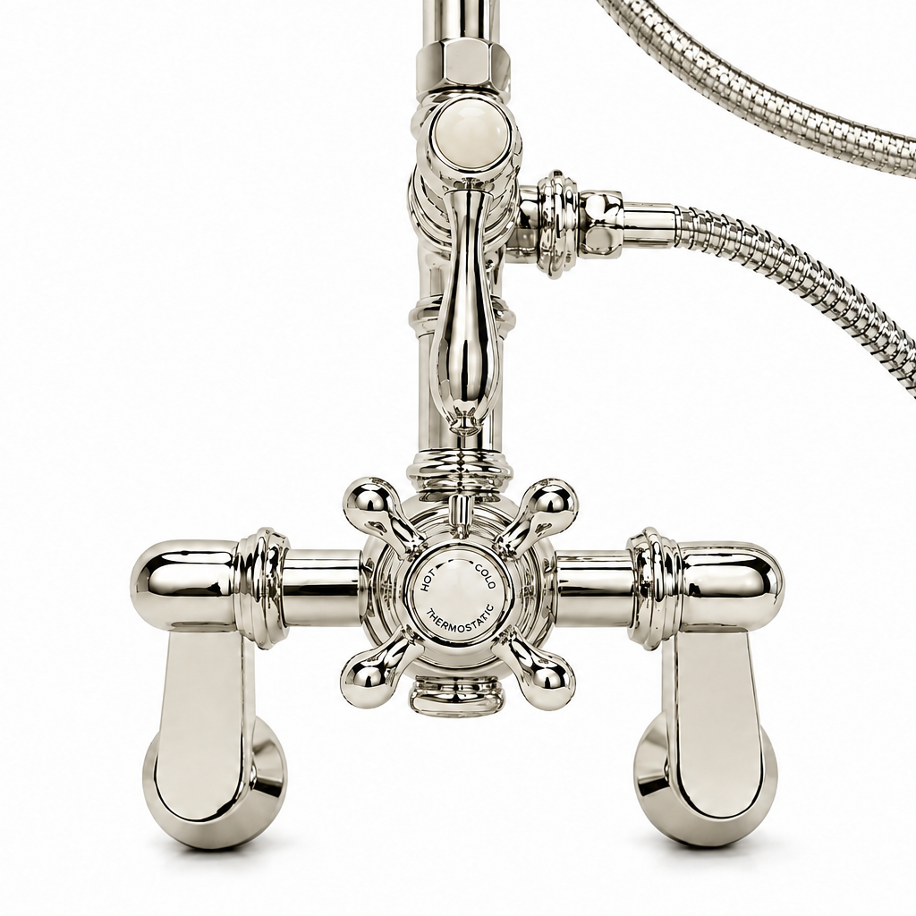 Exposed Thermostatic Shower System P1130 | Strom Living - Showers