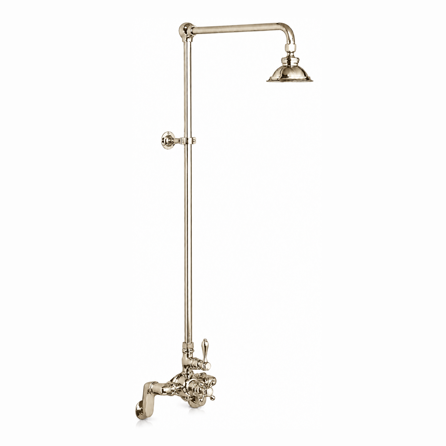 Exposed Thermostatic Shower System P1130 | Strom Living Polished Nickel - Showers