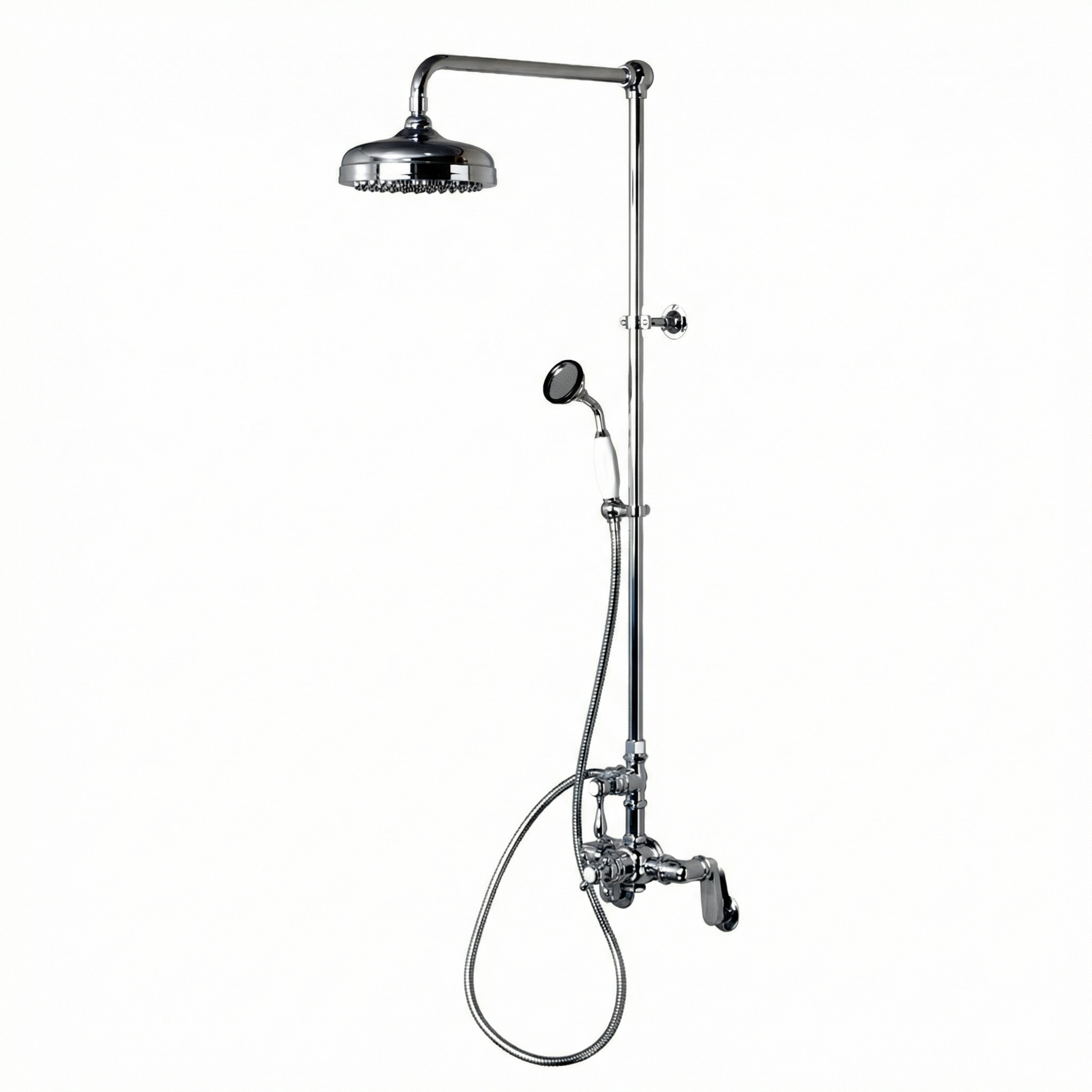 Sacramento Exposed Thermostatic Shower System P1131 | Strom Living Chrome - Showers
