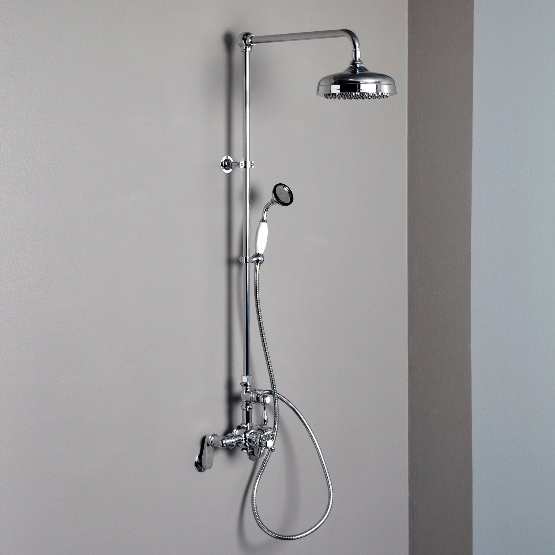 Sacramento Exposed Thermostatic Shower System P1131 | Strom Living Chrome - Showers