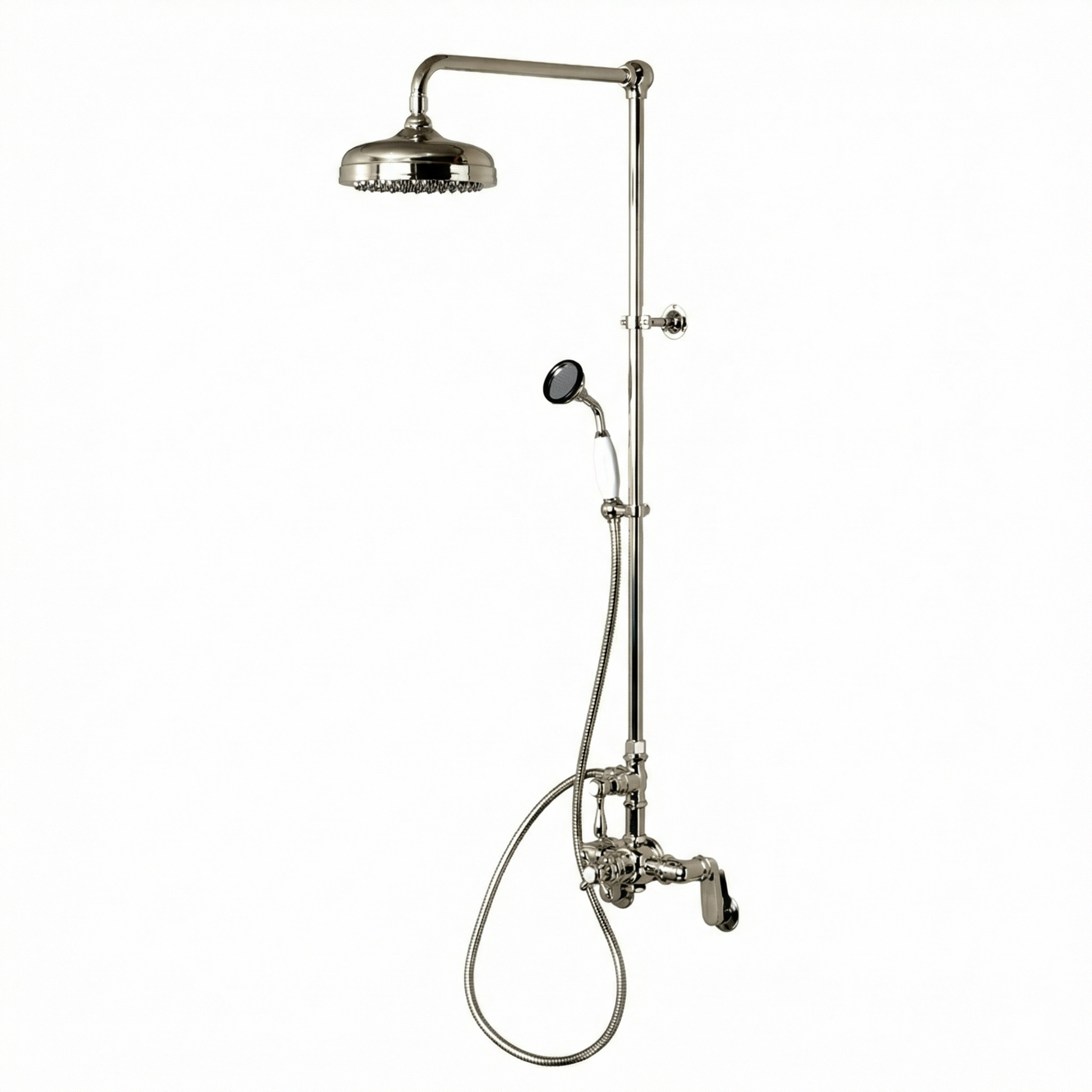 Sacramento Exposed Thermostatic Shower System P1131 | Strom Living Polished Nickel - Showers
