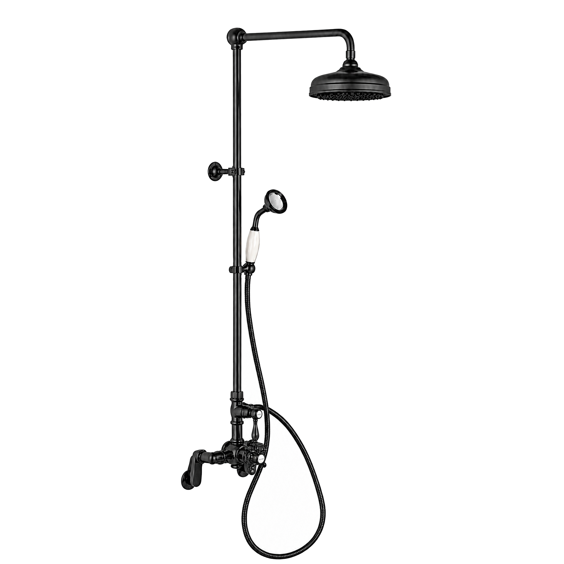 Sacramento Exposed Thermostatic Shower System P1131 | Strom Living Oil Rubbed Bronze - Showers