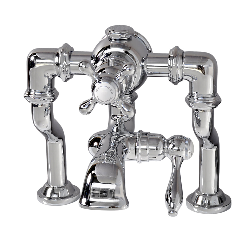Thermostatic Deck Mount Tub Faucet with Adjustable centers