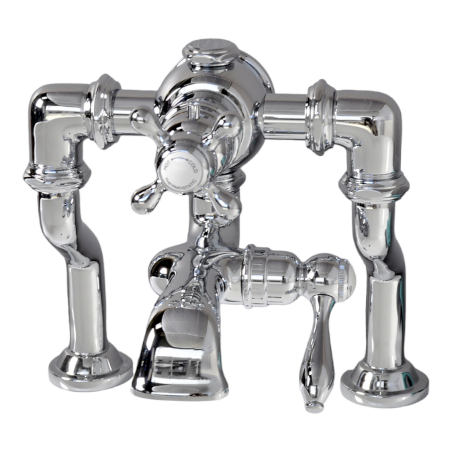 Thermostatic Deck Mount Tub Faucet with Adjustable centers