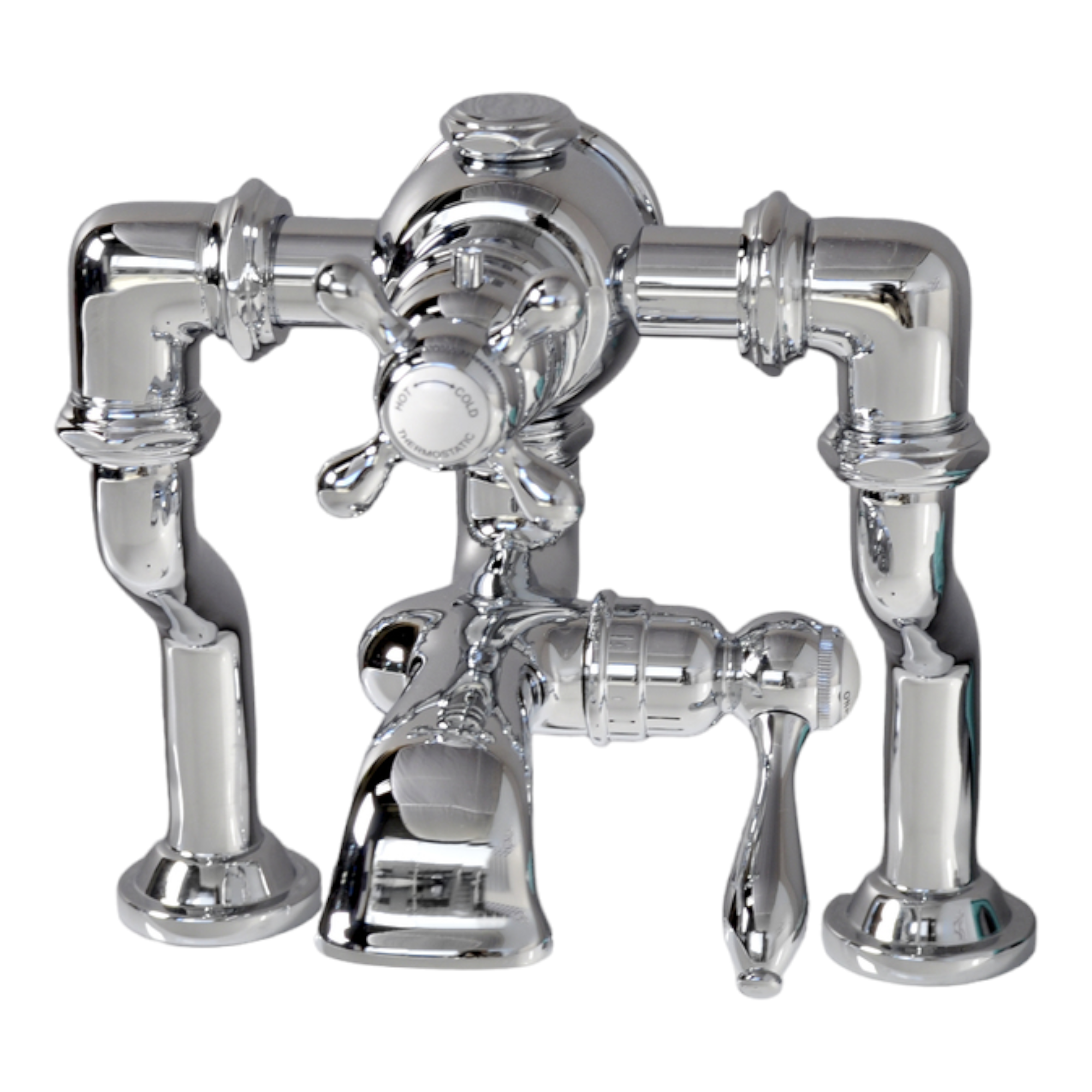 Thermostatic Deck Mount Tub Faucet with Variable centers P1132 | Strom Living