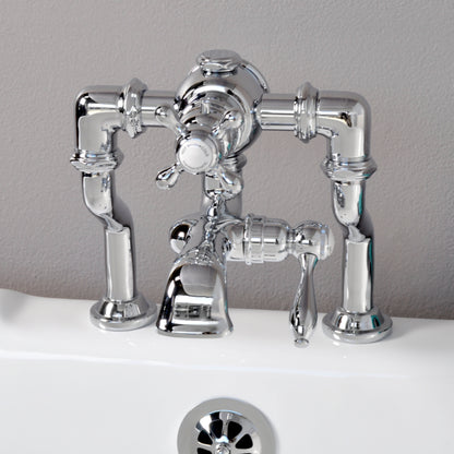 Thermostatic Deck Mount Tub Faucet with Adjustable centers