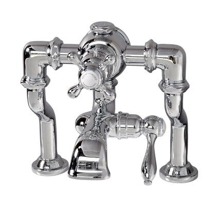 Thermostatic Deck Mount Tub Faucet with Adjustable centers