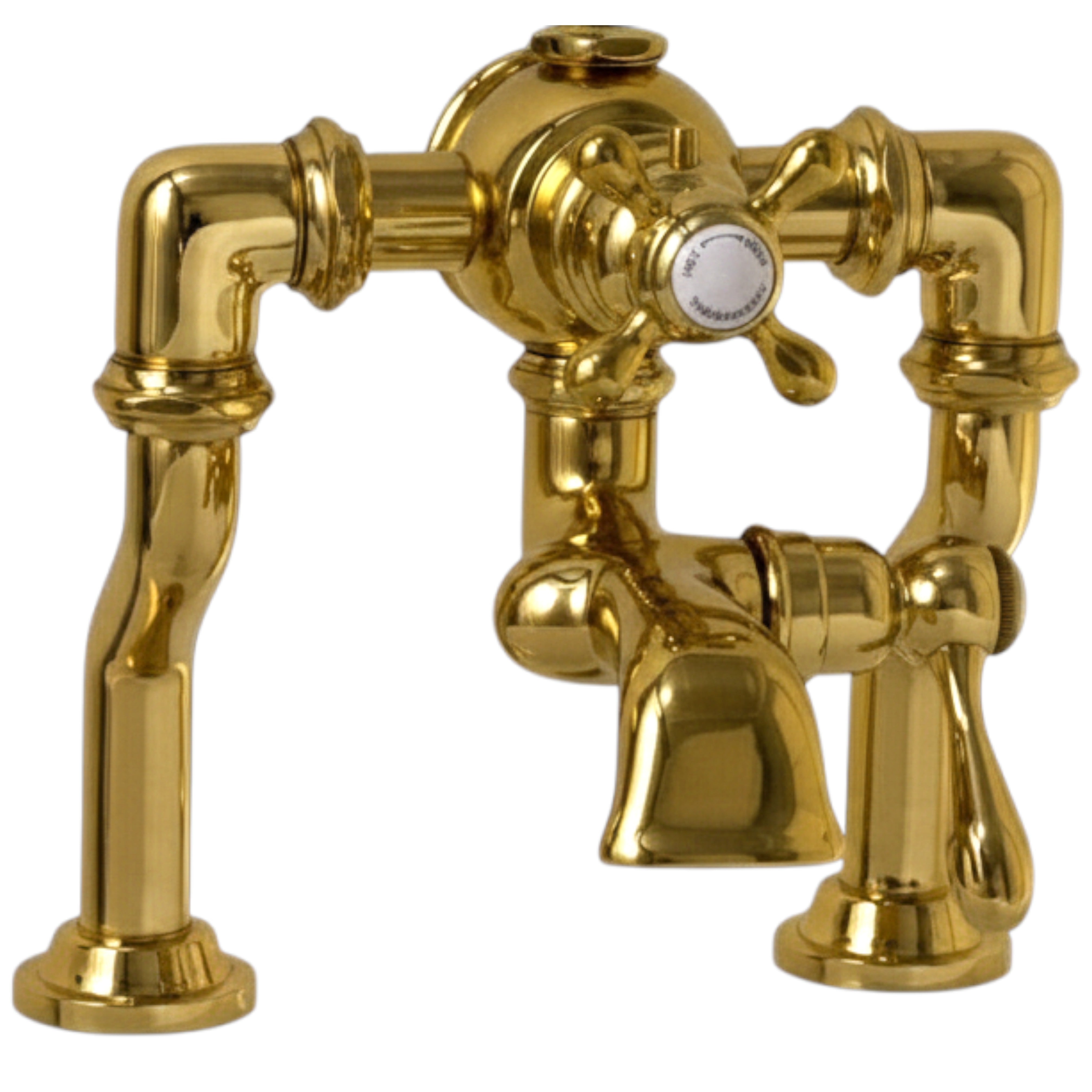 Thermostatic Deck Mount Tub Faucet with Variable centers P1132 | Strom Living