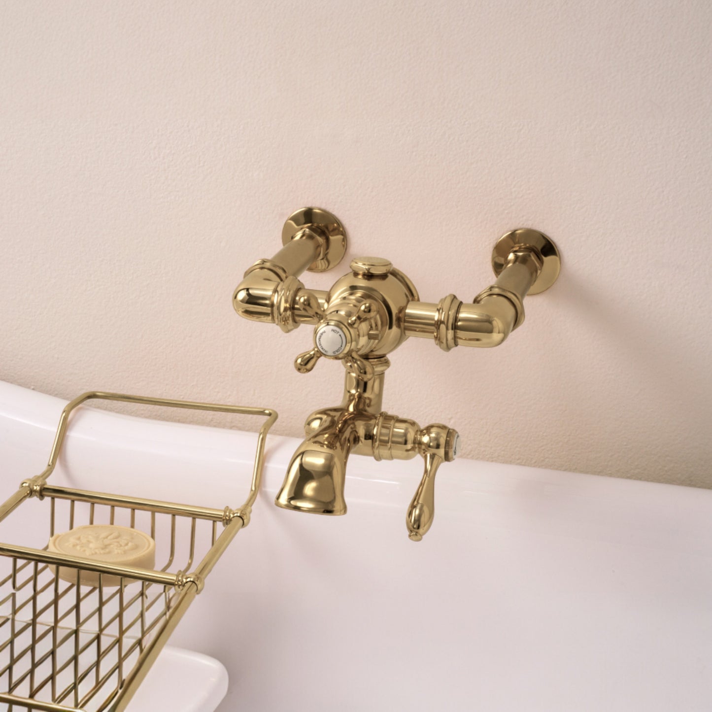 Strom Living Thermostatic Wall Mounted Faucet with 7" Center