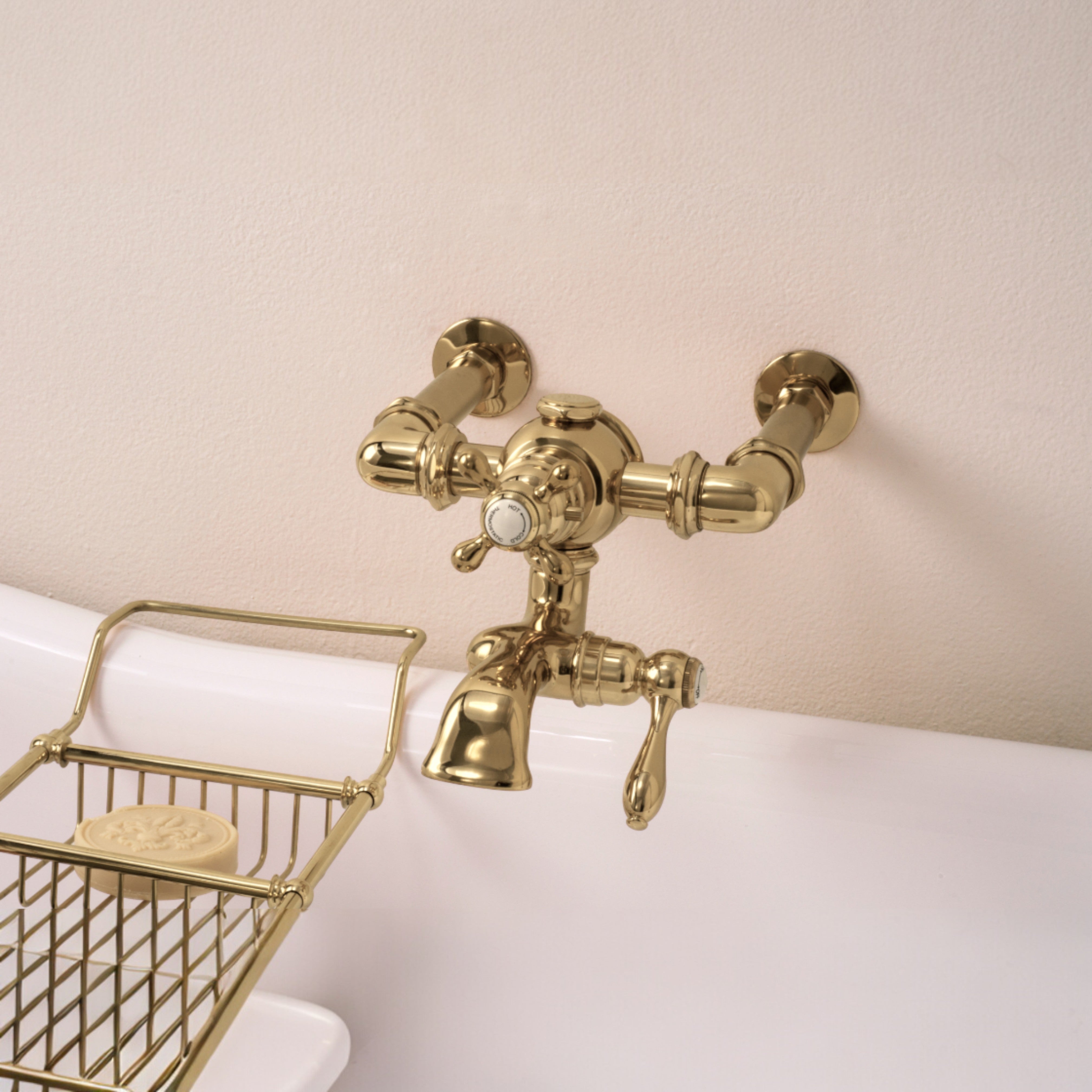 Thermostatic Wall Mount Tub Filler Faucet with 7" Center P1133 | Strom Living