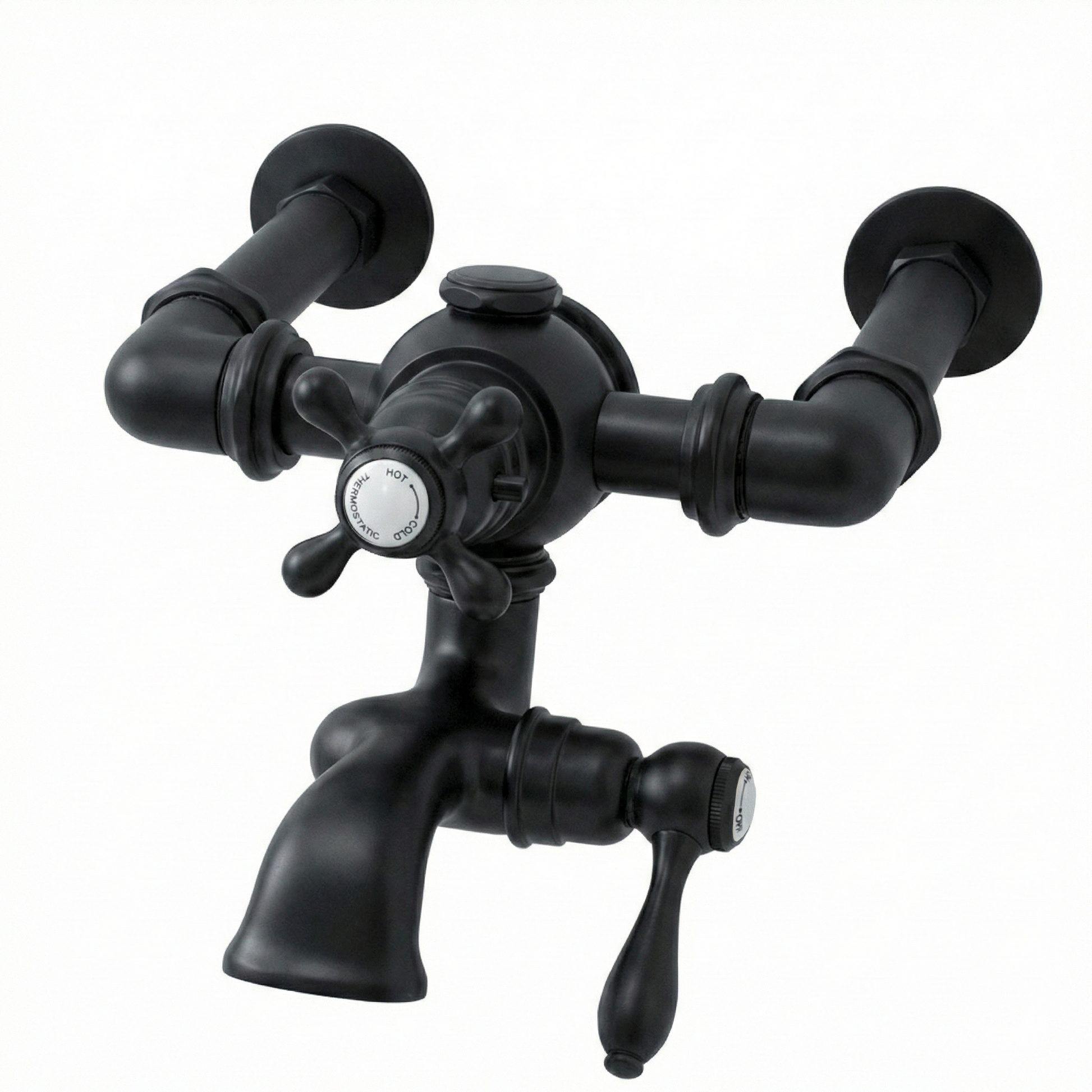 Thermostatic Wall Mount Tub Filler Faucet P1133 | Strom Living Oil Rubbed Bronze - Tub Fillers