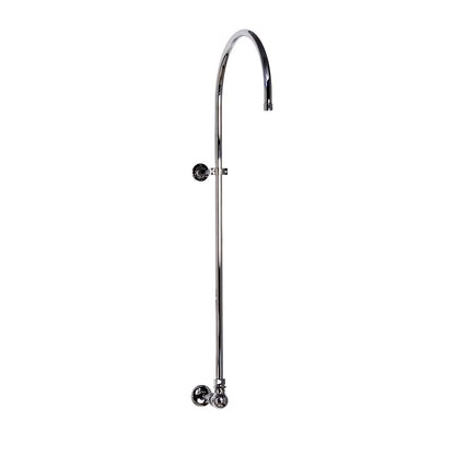 Strom Living Wall Mount Riser Base Assembly with 1/2” IPS  Male Connection to the wall