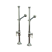 Strom Living Free Standing Supply Set with Shutoffs - Bathtub Components