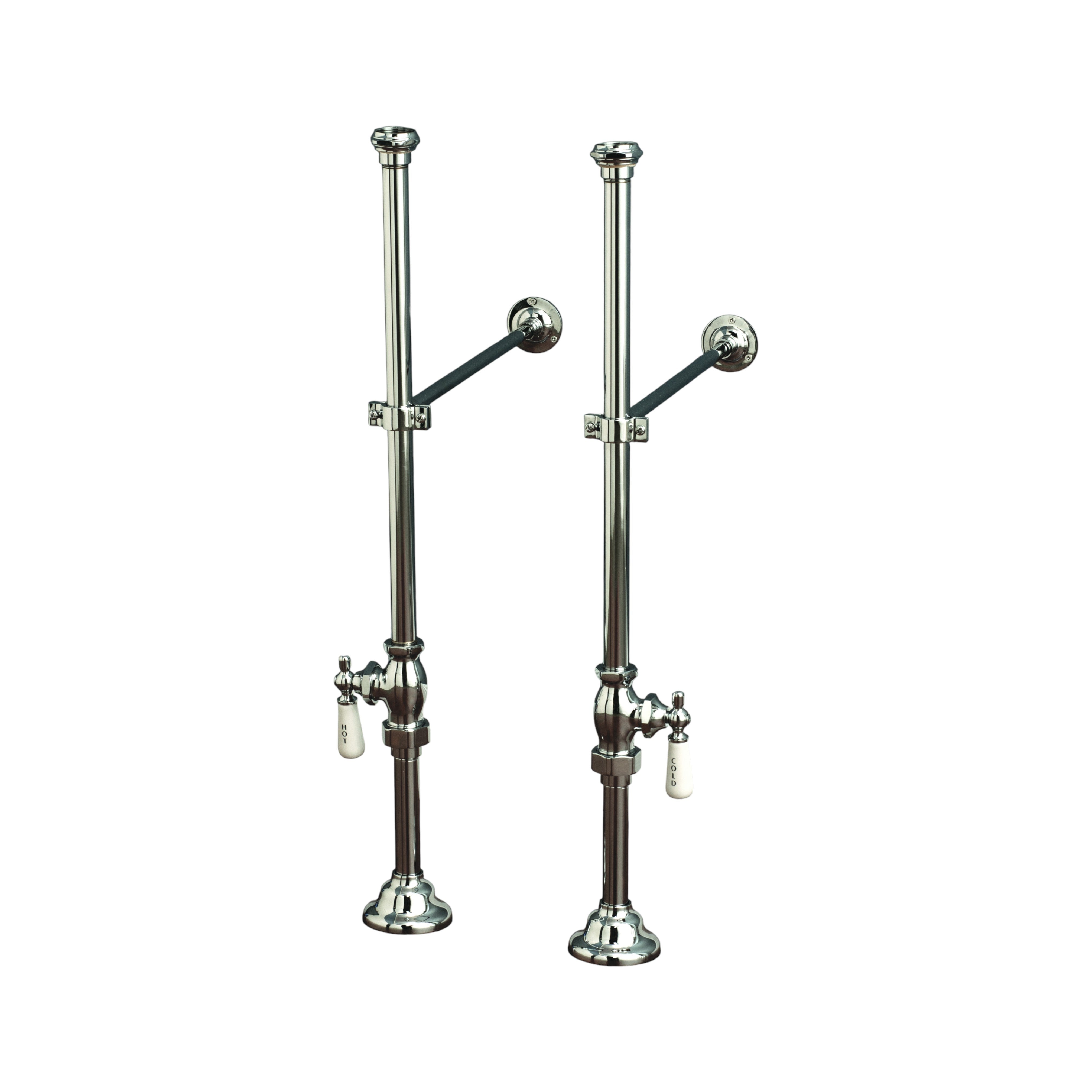 Strom Living Free Standing Supply Set with Shutoffs - Bathtub Components
