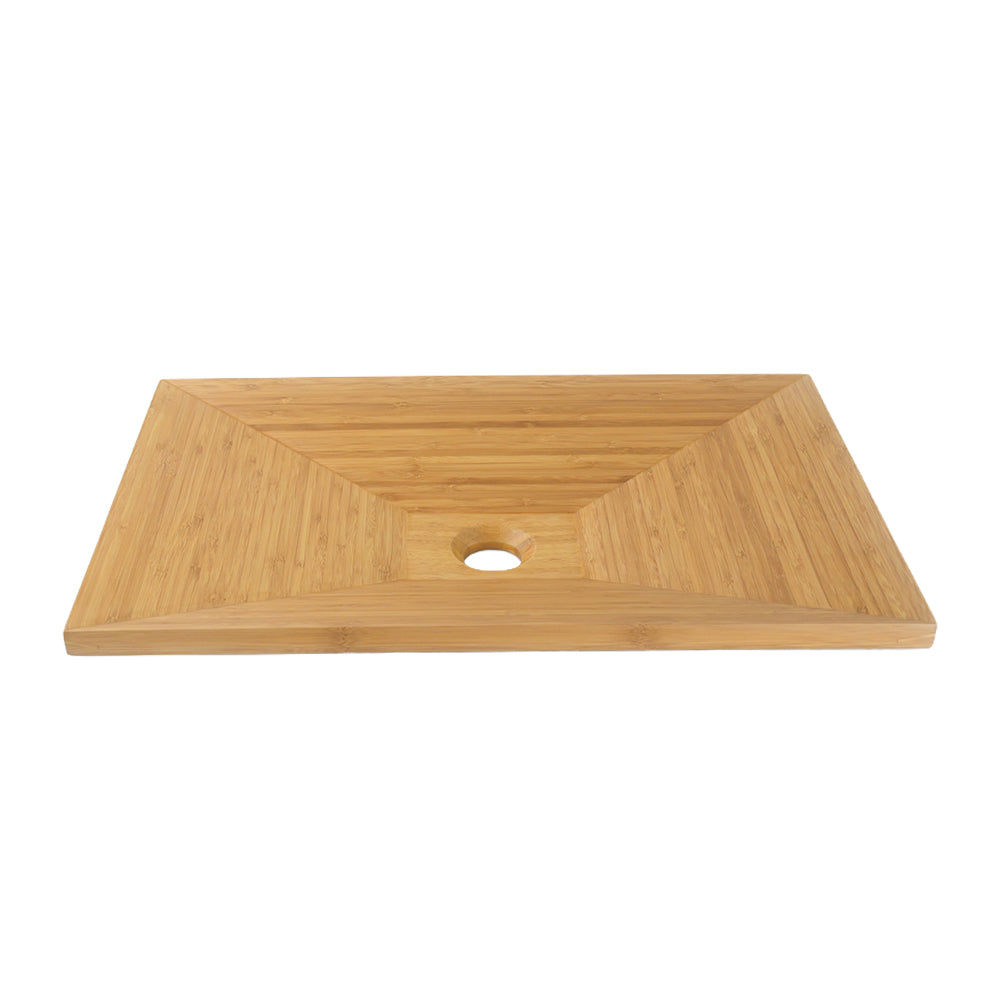 Strom Living Bamboo Shallow Vessel Sink in Natural Color